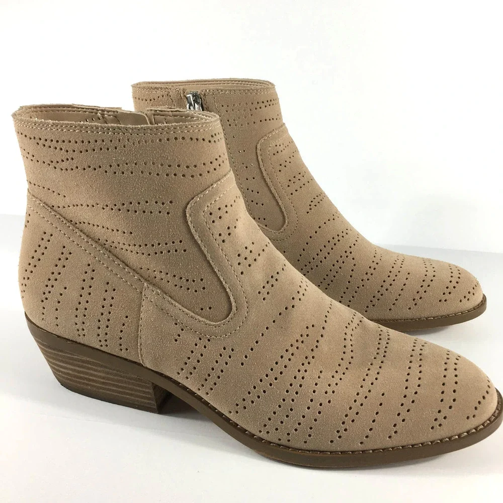 1. State Renna Perforated Booties Size 9M